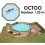 OCTOO 5,00m x 1,33m Margelles en bois exotique