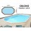 OBLONG L6,20m x l3,90 x H120 Margelles en bois exotique