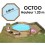 OCTOO 4,00m X 1,20m Margelles en pin du Nord rouge